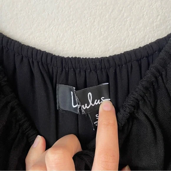 Lulus Good As New Black Cap Sleeve Tiered Mini Dress
Size S - Picture 6 of 9